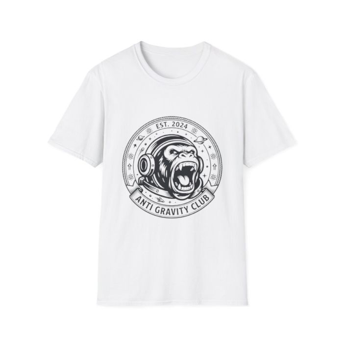 Picture of Anti Gravity Club Gorilla Graphic T-Shirt | Space Helmet Ape Tee