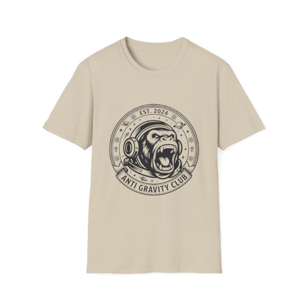 Picture of Anti Gravity Club Gorilla Graphic T-Shirt | Space Helmet Ape Tee