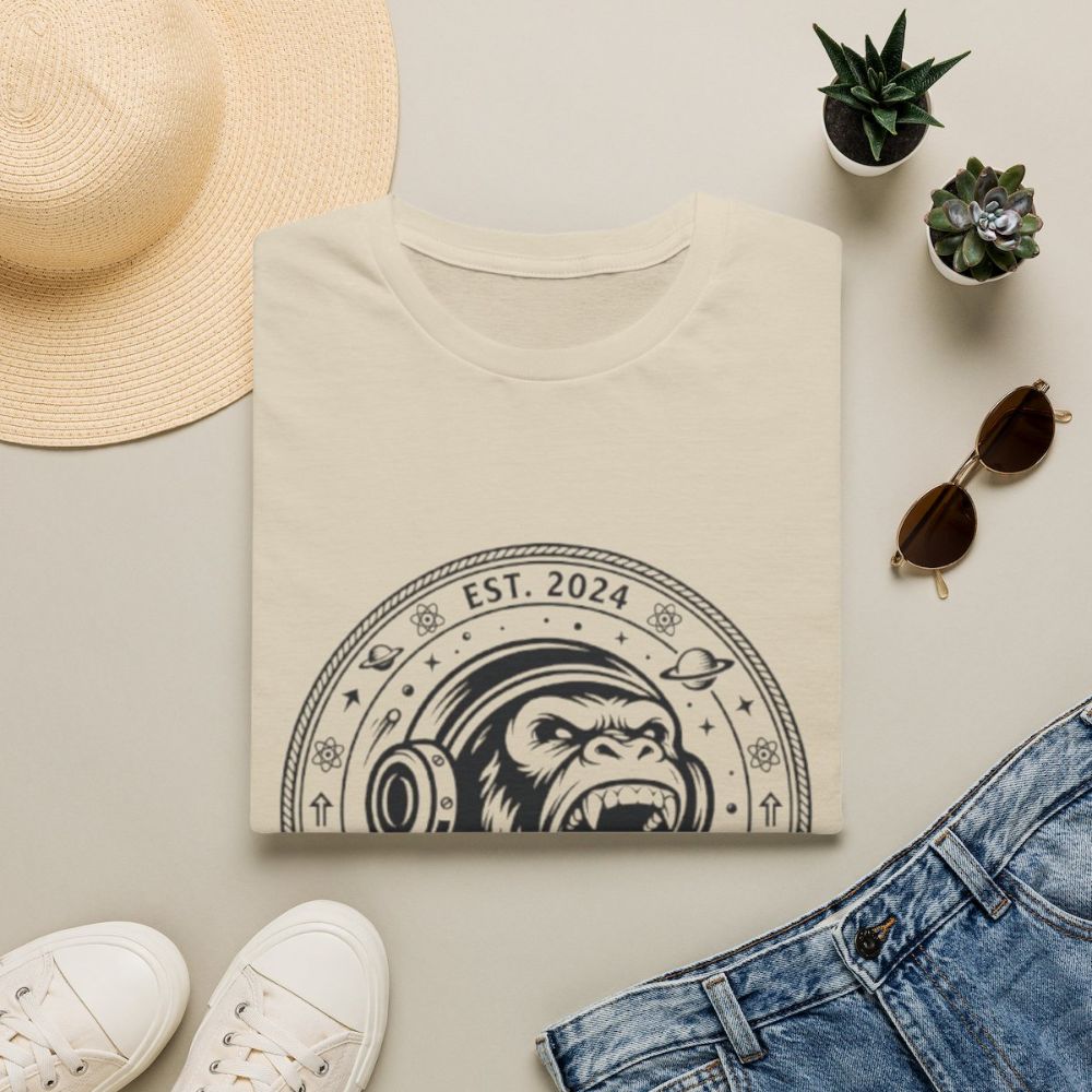 Picture of Anti Gravity Club Gorilla Graphic T-Shirt | Space Helmet Ape Tee