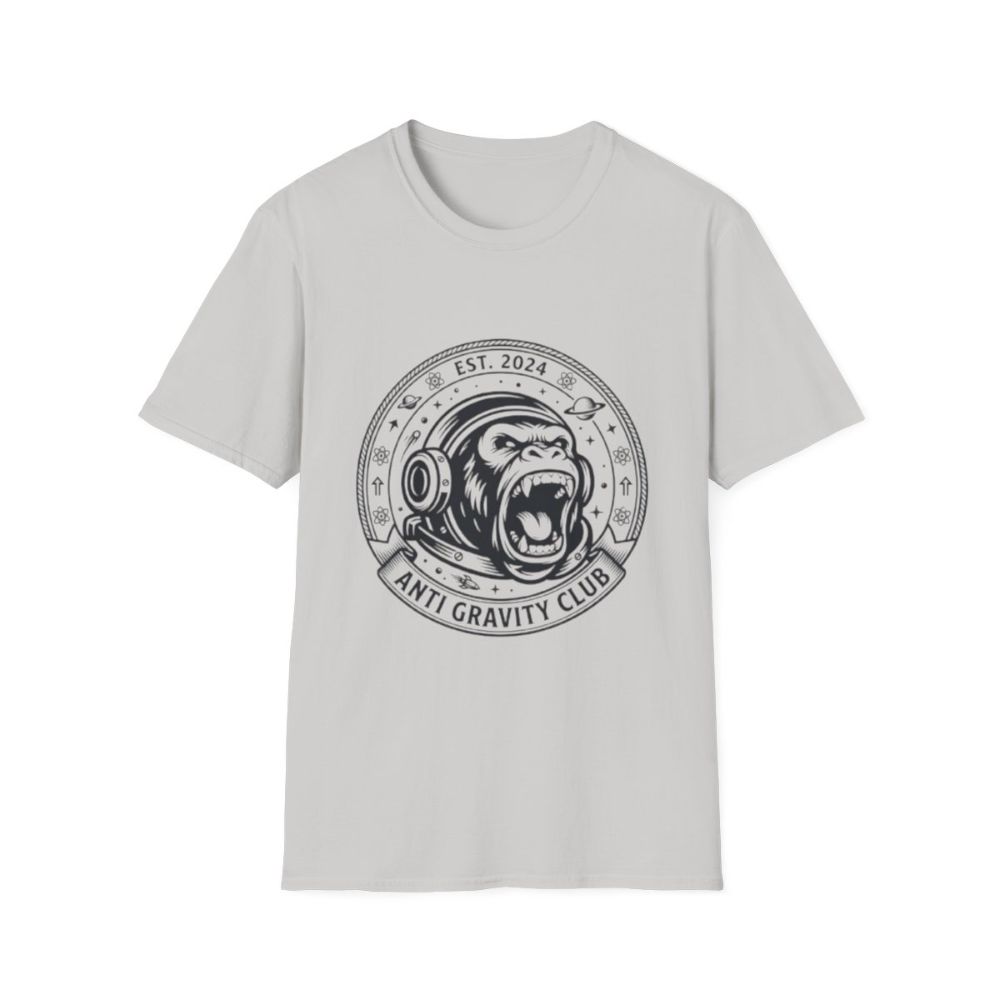Picture of Anti Gravity Club Gorilla Graphic T-Shirt | Space Helmet Ape Tee