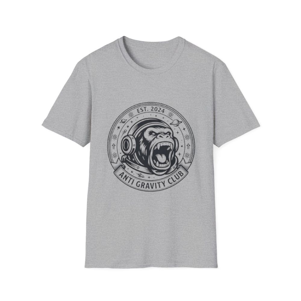 Picture of Anti Gravity Club Gorilla Graphic T-Shirt | Space Helmet Ape Tee