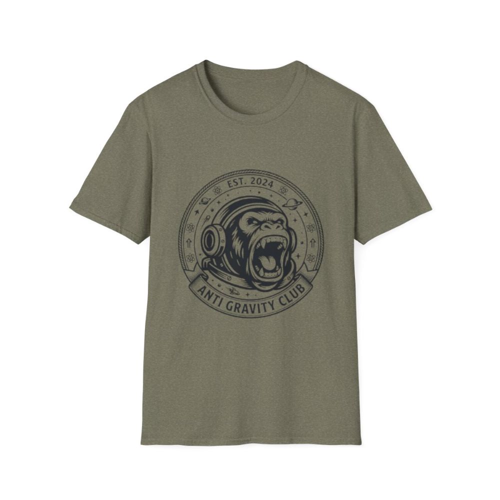 Picture of Anti Gravity Club Gorilla Graphic T-Shirt | Space Helmet Ape Tee