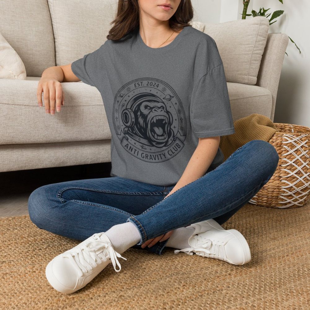 Picture of Anti Gravity Club Gorilla Graphic T-Shirt | Space Helmet Ape Tee
