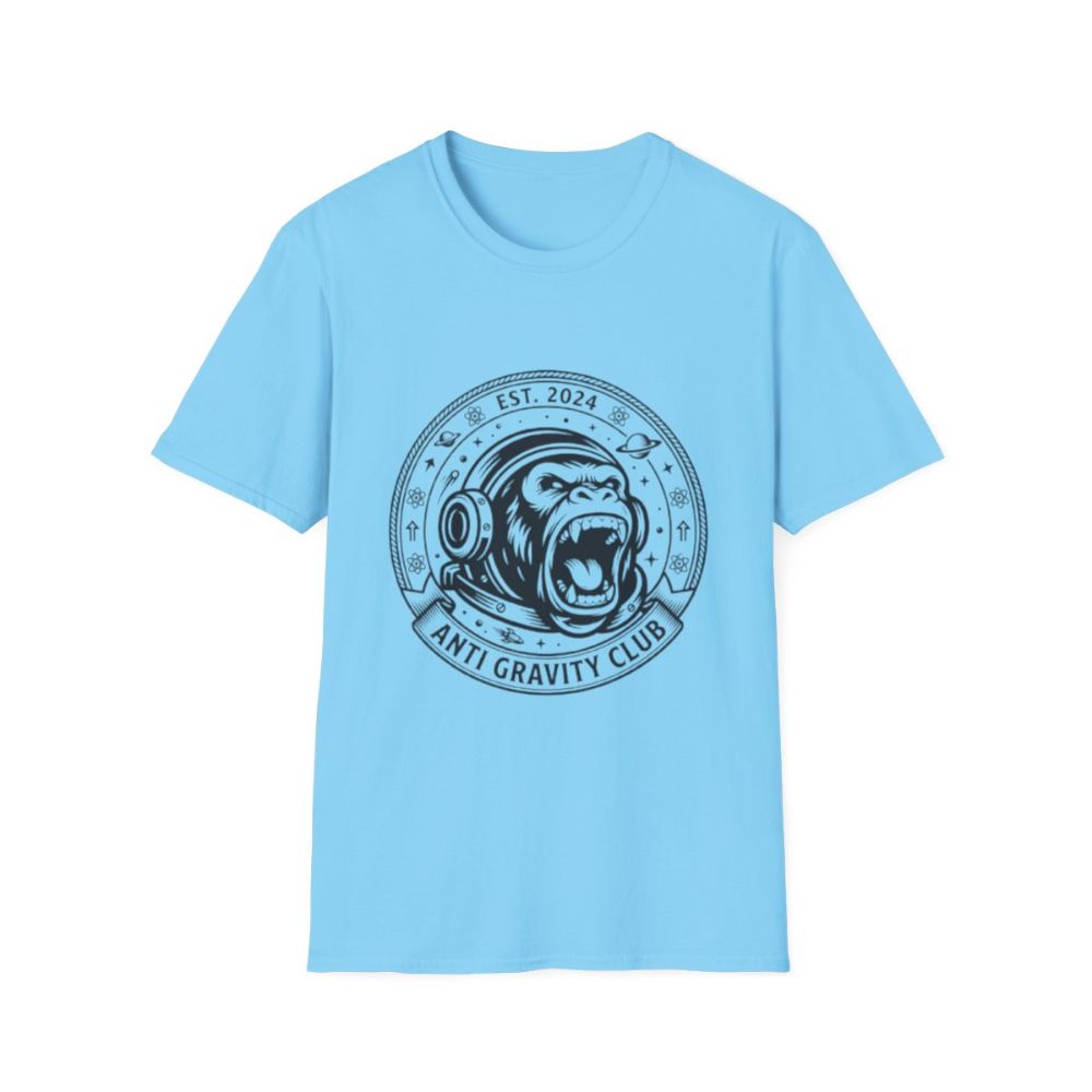 Picture of Anti Gravity Club Gorilla Graphic T-Shirt | Space Helmet Ape Tee