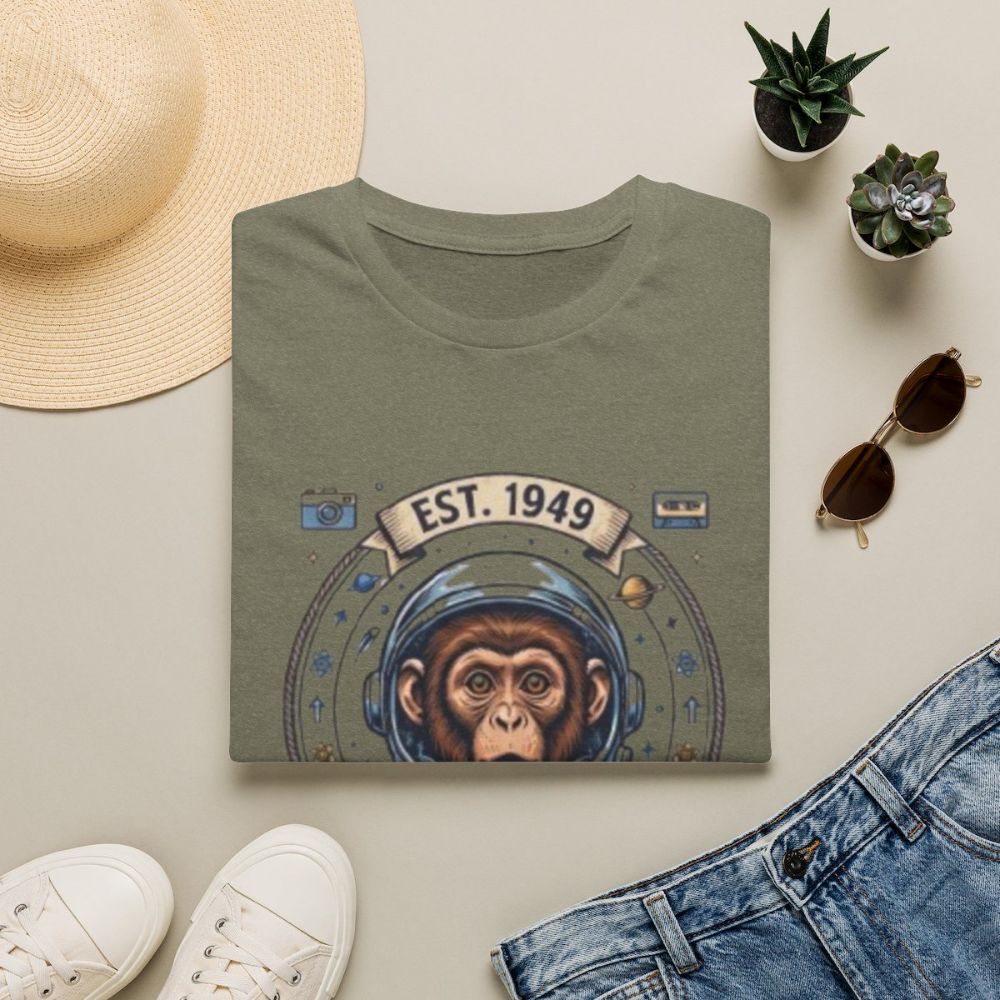 Picture of Vintage Space Chimp Astronaut T-Shirt | EST. 1949, Retro Space Badge