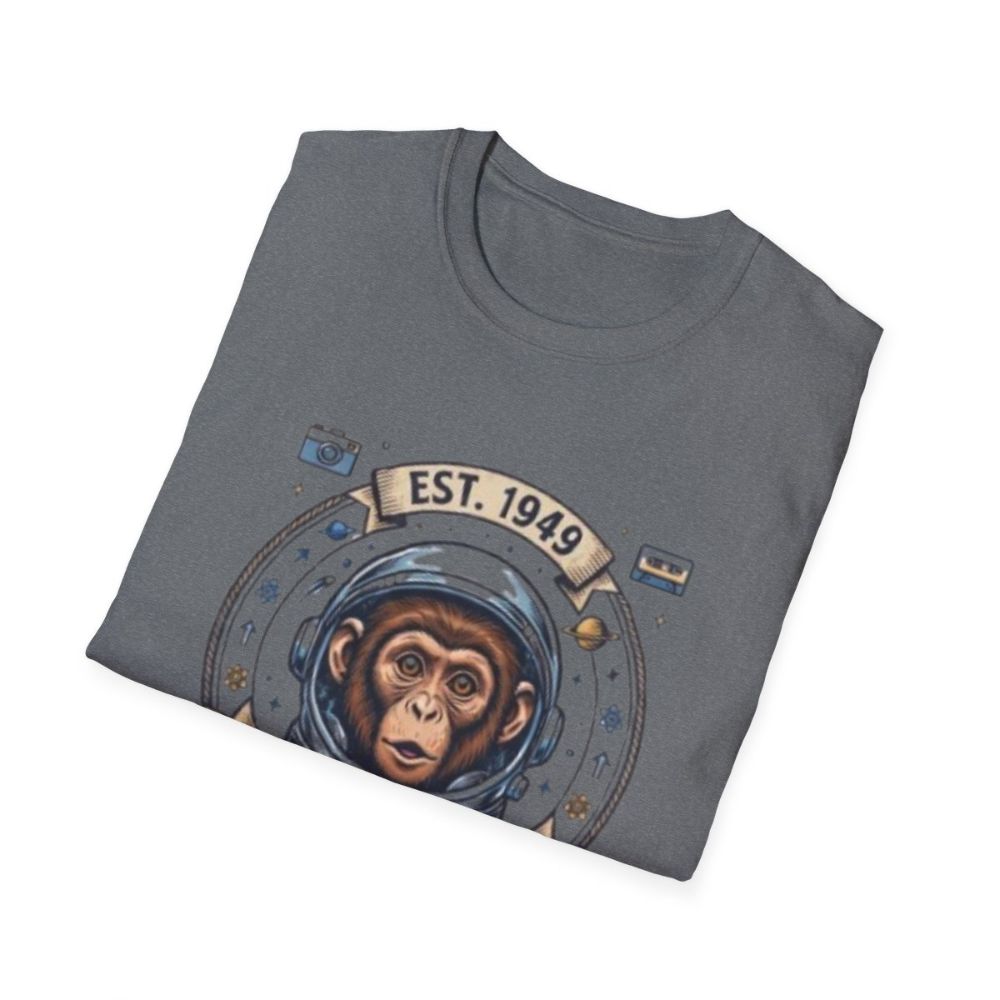 Picture of Vintage Space Chimp Astronaut T-Shirt | EST. 1949, Retro Space Badge