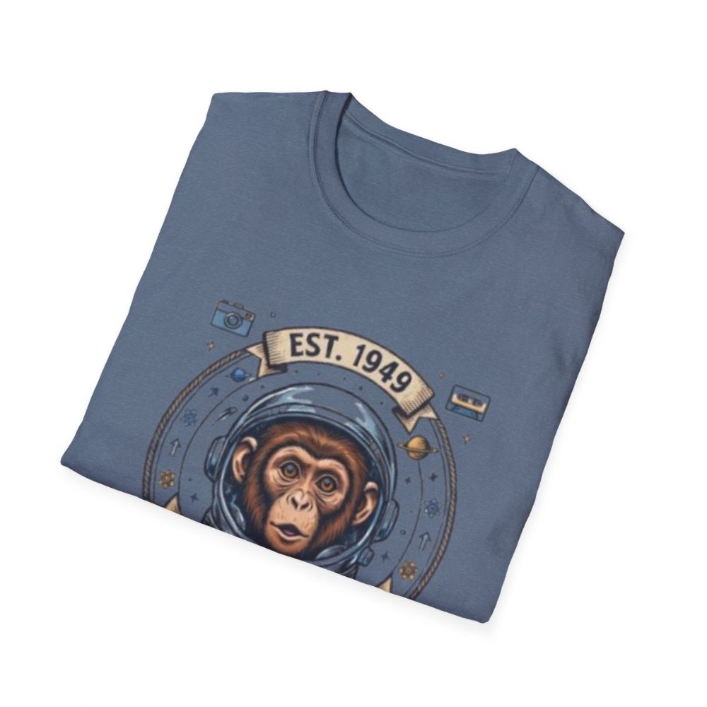 Picture of Vintage Space Chimp Astronaut T-Shirt | EST. 1949, Retro Space Badge