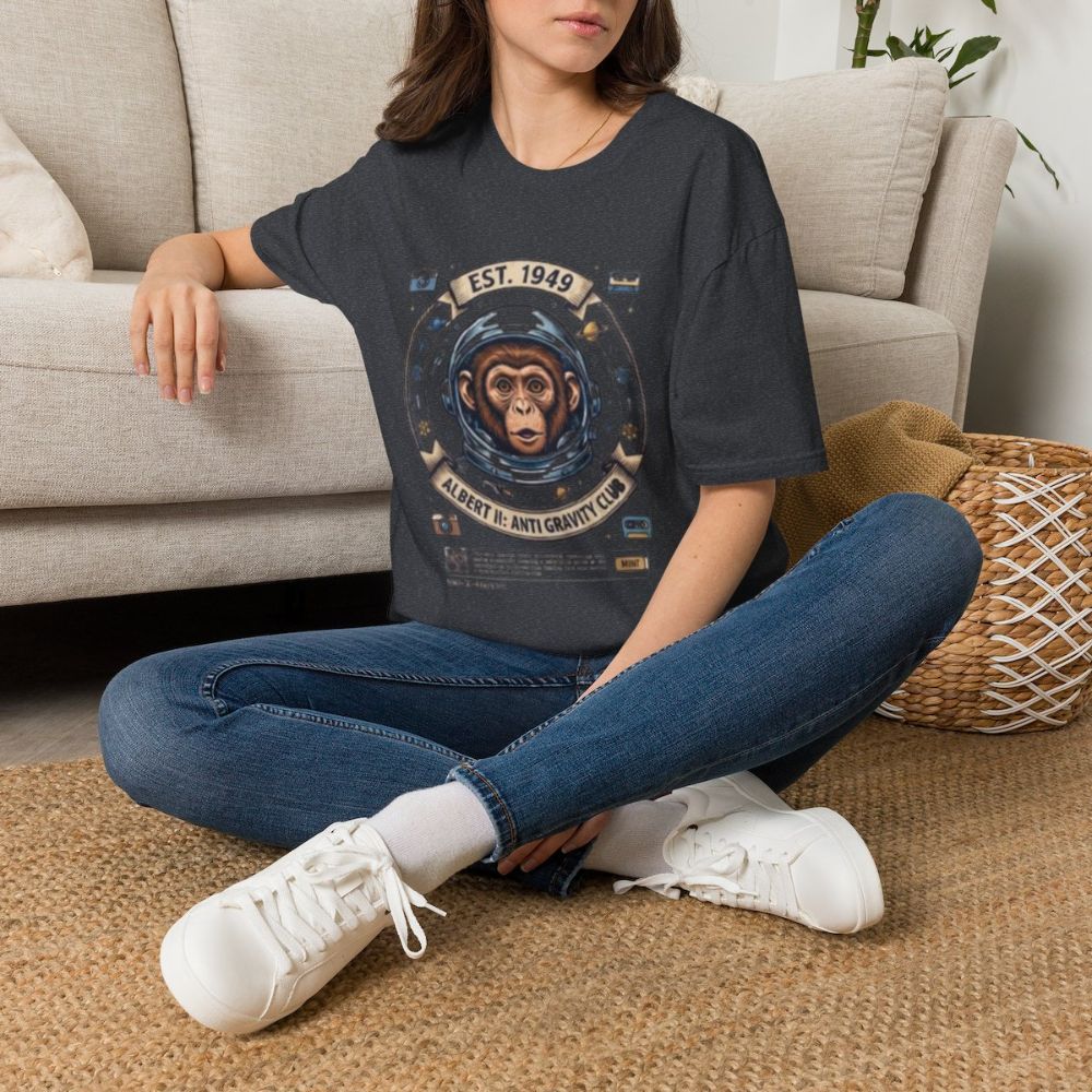 Picture of Vintage Space Chimp Astronaut T-Shirt | EST. 1949, Retro Space Badge