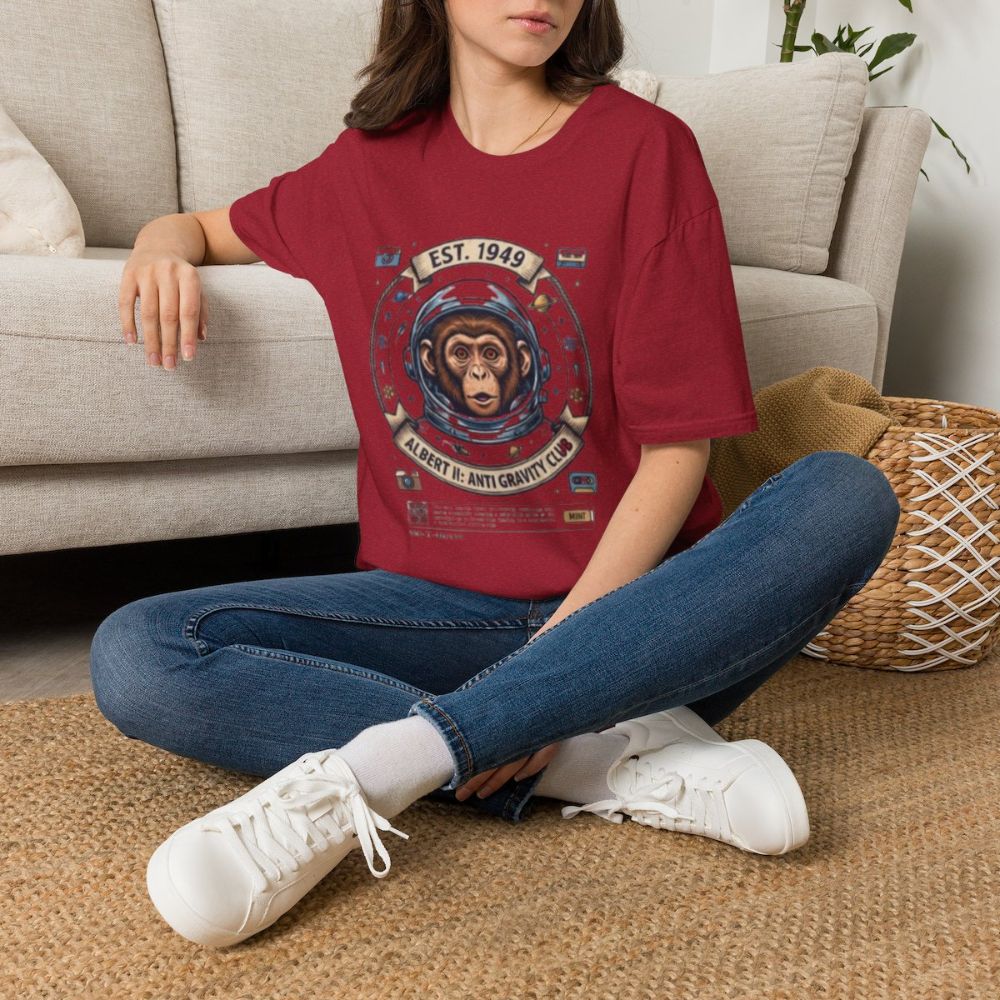 Picture of Vintage Space Chimp Astronaut T-Shirt | EST. 1949, Retro Space Badge