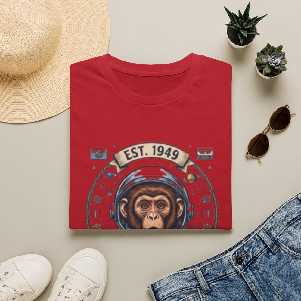 Picture of Vintage Space Chimp Astronaut T-Shirt | EST. 1949, Retro Space Badge